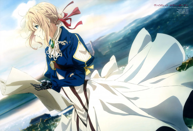 Обои картинки фото аниме, violet evergarden, violet, evergarden