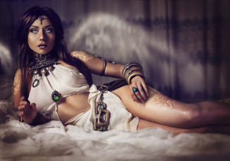 Картинка разное cosplay+ косплей девушка фон взгляд