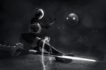 Картинка разное cosplay+ косплей девушка фон меч повязка