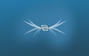 обоя компьютеры, linux, логотип, фон