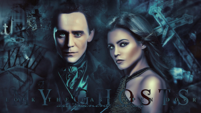 Обои картинки фото jenna dewan tatum,  tom hiddleston, разное, знаменитости, мужчина, девушка, фон, взгляд