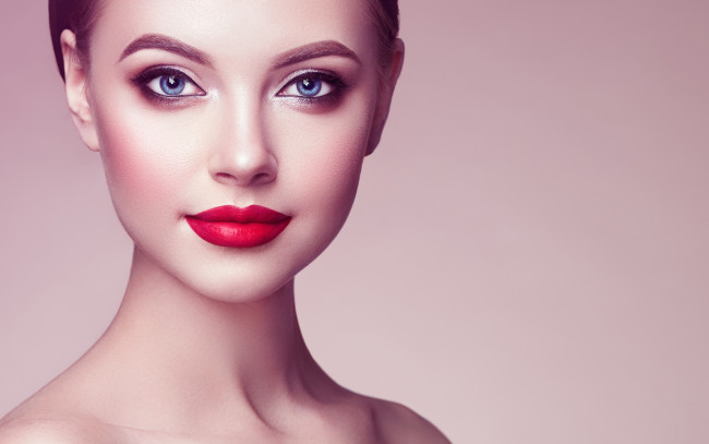 Обои картинки фото девушки, -unsort , лица,  портреты, модель, стиль, макияж