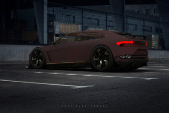 Картинка lamborghini+urus+superleggera автомобили 3д девушка красивая супер секси няша нежная классная модница лапочка мадам