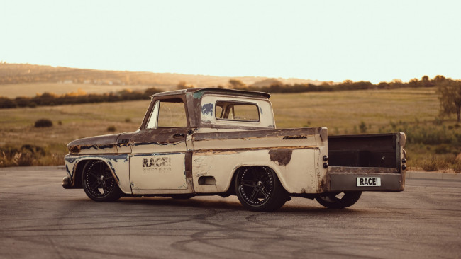 Обои картинки фото автомобили, chevrolet, 1966, c10