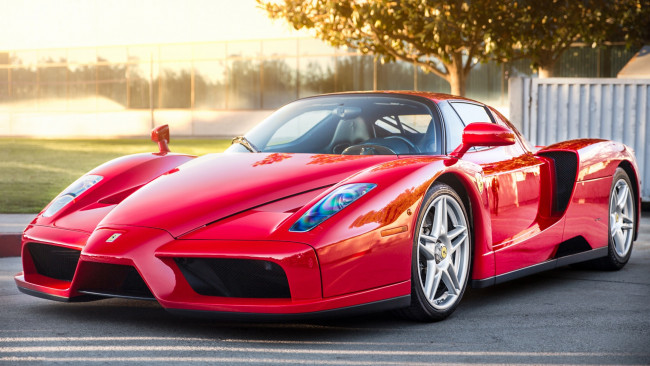 Обои картинки фото автомобили, ferrari, enzo