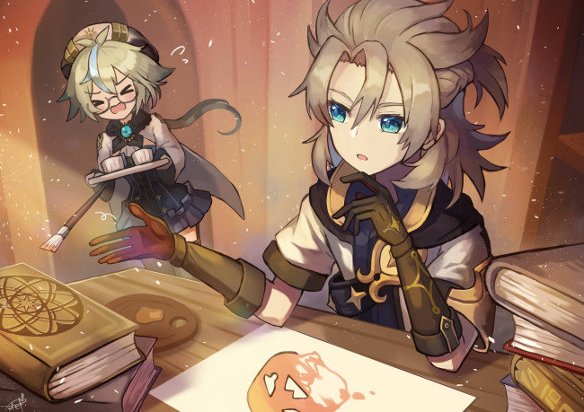 Обои картинки фото аниме, genshin impact, genshin, impact