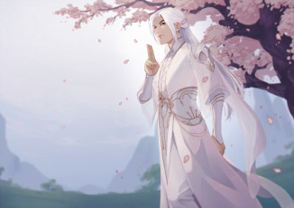 Картинка аниме unknown +другое+ заклинатель жест цветение