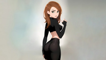 обоя мультфильмы, kim possible, kim, possible
