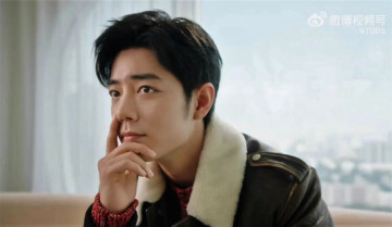 Картинка мужчины xiao+zhan актер лицо куртка