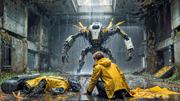 Картинка фэнтези роботы +киборги +механизмы нейросети графика нейроарт ai art нейронные сети рисунки нейро искусство нейрографика graphics neuroart neural networks drawings neuro neurography