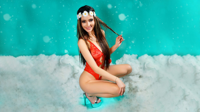 Обои картинки фото daniele aida, девушки, красивая, девушка