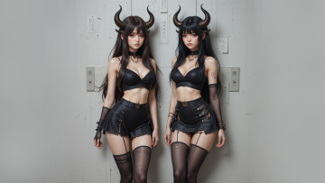 Картинка фэнтези демоны красивая девушка