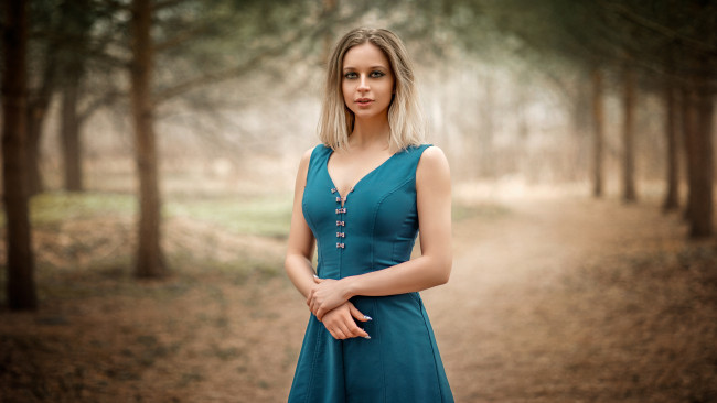 Обои картинки фото девушки, - блондинки,  светловолосые, девушка, позирует, станислав, максимов