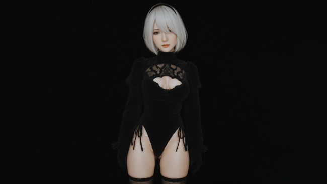 Обои картинки фото видео игры, nier,  automata, automata, 2b