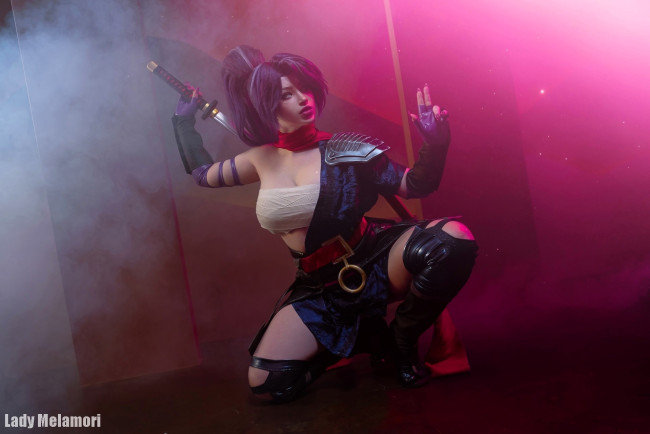 Обои картинки фото девушки, мария давыдова , lady melamory, образ, косплей, наряд, меч