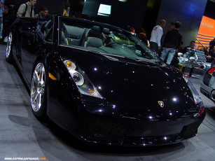 Картинка lamborghini mircielago автомобили выставки уличные фото