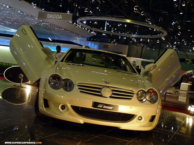 Обои картинки фото fab, design, автомобили, mercedes, benz