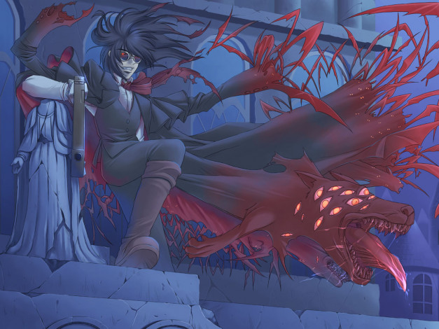 Обои картинки фото аниме, hellsing