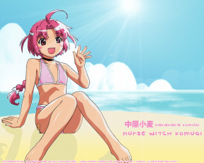 Картинка аниме nurse witch komugi chan