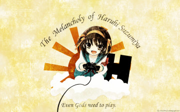 обоя аниме, the, melancholy, of, haruhi, suzumiya
