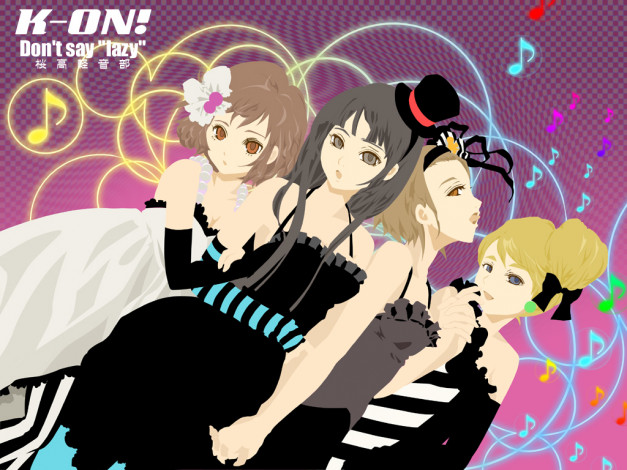 Обои картинки фото аниме, on