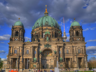 Картинка berliner dom berlin germany города берлин германия