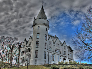 Картинка gamlehaugen bergen norway города здания дома