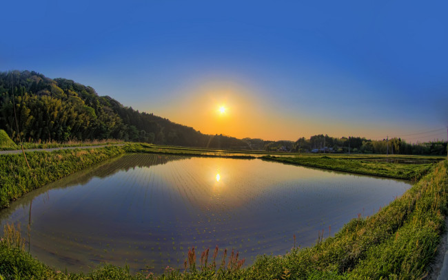 Обои картинки фото природа, восходы, закаты