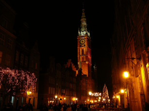 Картинка города огни ночного