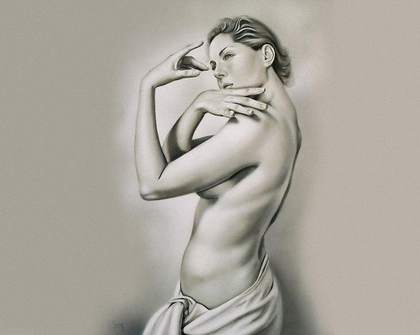 Обои картинки фото рисованные, люди