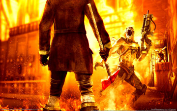 Картинка resistance burning skies видео игры монстр