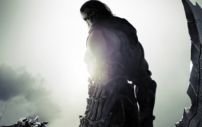 Обои картинки фото darksiders, видео, игры, всадник, смерть