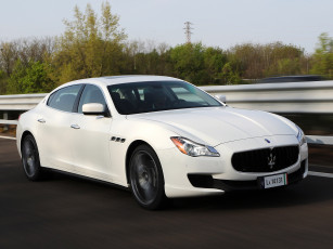 Картинка автомобили maserati светлый 2013г quattroporte