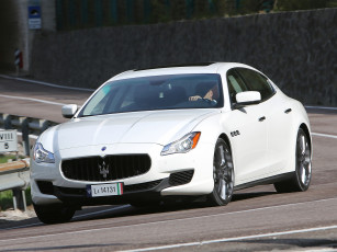 Картинка автомобили maserati светлый 2013г quattroporte