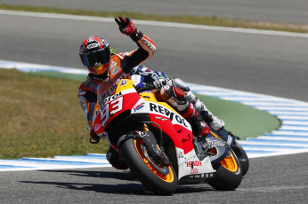 Картинка marc+m& 225 rquez спорт мотоспорт вираж экипировка гонщик байк трек