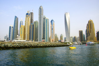 Картинка города дубаи+ оаэ небоскребы