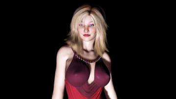 Картинка 3д+графика people+ люди девушка взгляд фон