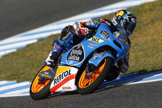 Обои картинки фото 193, lex m&, 225, rquez, спорт, мотоспорт, экипировка, гонщик, байк, трек, вираж