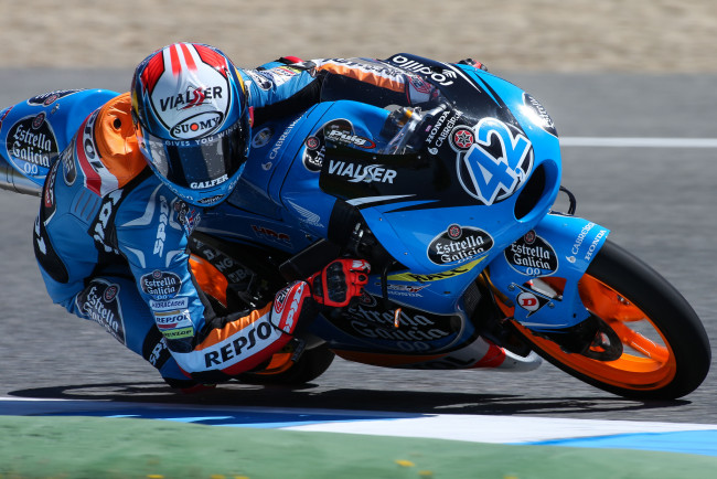 Обои картинки фото 193, lex m&, 225, rquez, спорт, мотоспорт, вираж, экипировка, байк, гонщик, трек