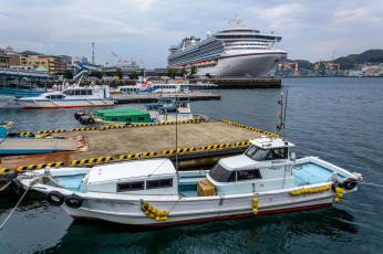 Картинка корабли разные+вместе порт причалы суда