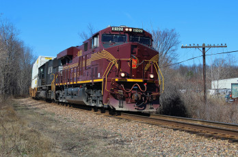 Картинка техника поезда железная дорога рельсы локомотив состав