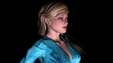 Картинка 3д+графика портрет+ portraits фон взгляд девушка