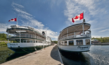 Картинка muskoka+steamships корабли пароходы пристань суда