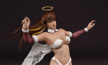 Картинка 3д+графика ангел+ angel ангел фон взгляд девушка