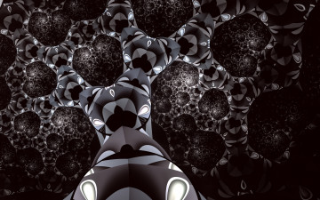 Картинка 3д+графика фракталы+ fractal фон цвета узор