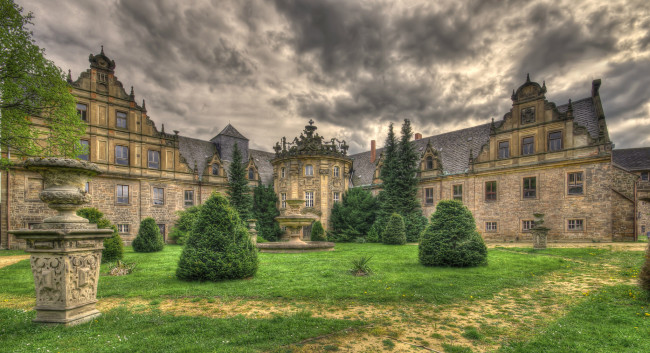 Обои картинки фото города, - дворцы,  замки,  крепости, особняк, парк