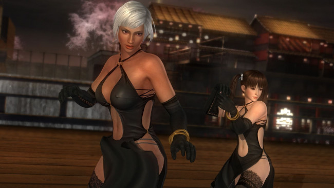 Обои картинки фото 3д графика, аниме , anime, девушки, фон, взгляд