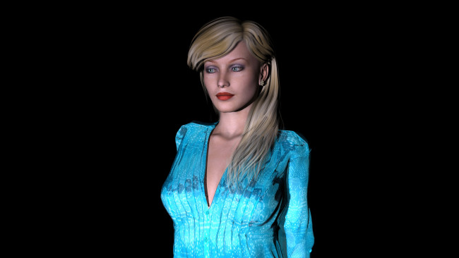 Обои картинки фото 3д графика, люди , people, взгляд, девушка, фон