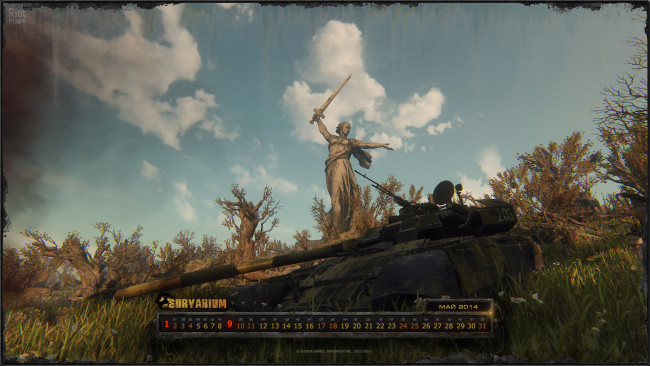 Обои картинки фото календари, видеоигры, скульптура, персонаж, survarium