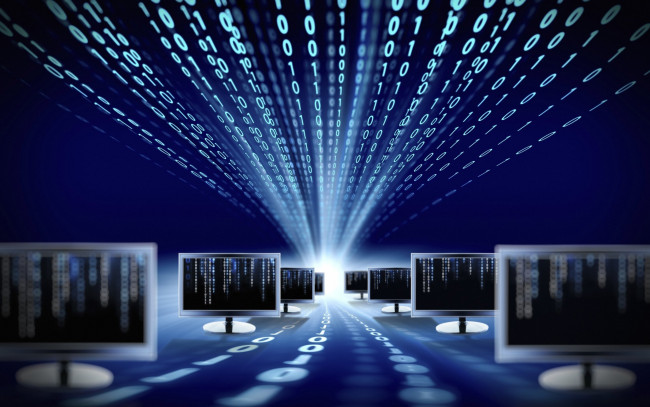 Обои картинки фото компьютеры, мониторы,  ноутбуки, код, свечение